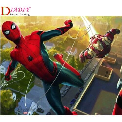 Diy 5D Diamond Painting Cross Stitch Avenger Super Hero Diamond Embroidery Pattern Full Drill Mosaic Home Decor Gift Art