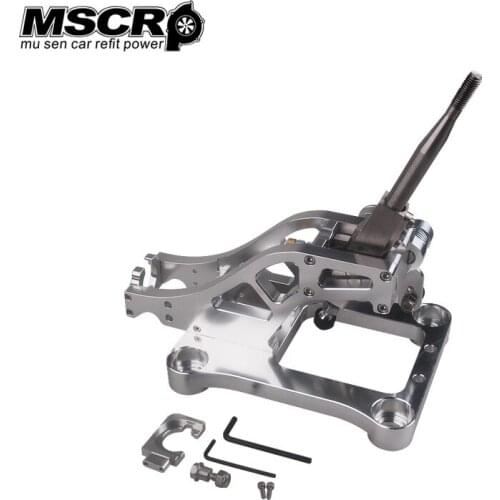 Aluminum Billet Shifter Box Assembly For 03-07 Accord CL7 CL9 & 04-08 TSX & TL Gear Shift Knob Shifter Replacement