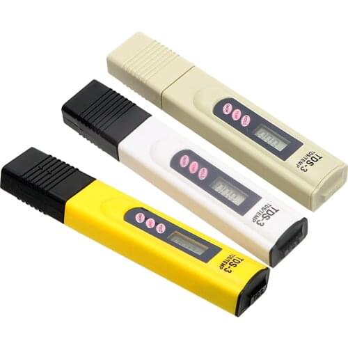 TEMP/PPM LCD Digital PH TDS Meter Tester Water Purity Filter Measuring Tools 0-9999 PPM Water Meter Quality Testing Pen