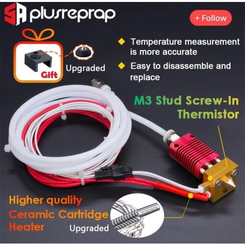 CR10 1.75mm J-head Hotend kit Aluminum Heat Block with Heater Thermistor Ender-3/CR-10/CR-10S With 0.4MM Nozzle 3D Printer Parts