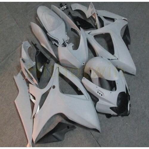 GSX-R750 Custom motorcycle cowl for GSX-R600 750 2006 2007 K6 ABS plastic Fairing Injection mold white GSX-R600