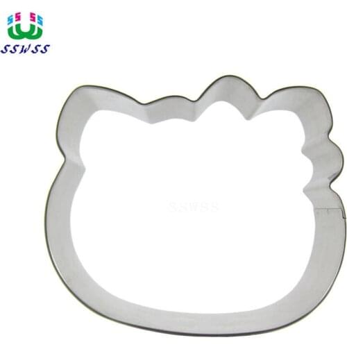 Cartoon Cat Cake Decorating Fondant Cutters Tools,10 CM First Cat Face Shape Cake Cookie Biscuit Baking Molds,Direct Selling