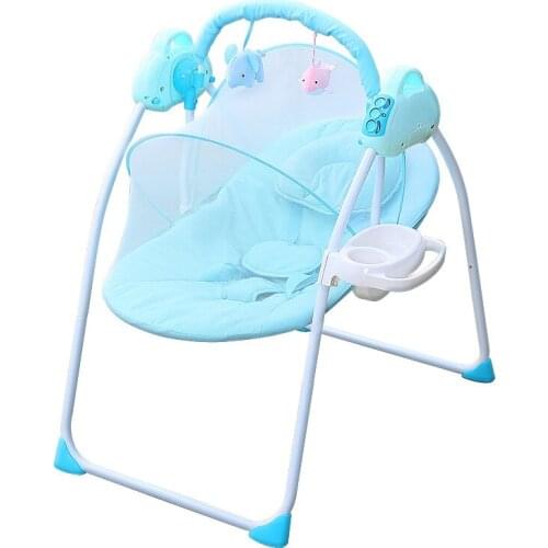 Artfunning Intelligent electric rocking bed cradle baby bed rocking chair sleeping basket baby comfort chair Free Shipping