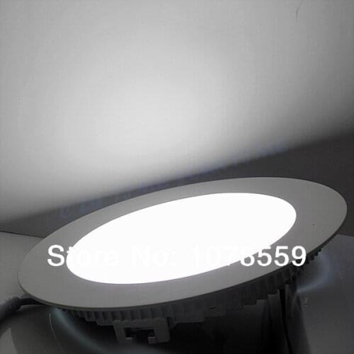 Round LED Panel Light 6W AC85-265V recessed LED ceiling Light Ultra thin LED downlight white/warm white with led driver