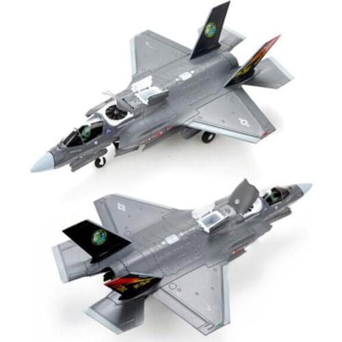 1/72 Scale USA U.S. American Navy Army F35B Carrier Craft Plane Fighter Aircraft Airplane Models F Standing Aircraft Model Show