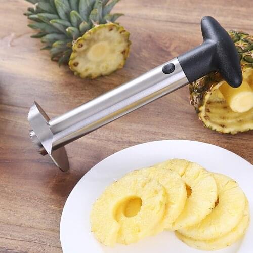Stainless Steel Pineapple Peeler Cutter Easy Fruit Parer Cutting Tool Home Kitchen Western Restaurant Accessories