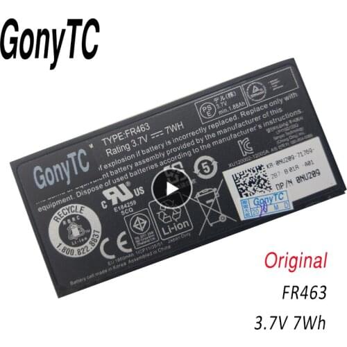 Original FR463 Battery For DELL Poweredge 1950 2900 2950 6850 6950 5i 6i NU209 P9110 U8735 H700 R910 R900 R710 R610 R510 R410