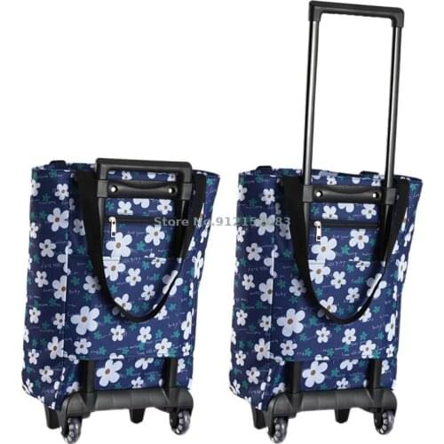 Grocery Cart, Small Cart, Shopping Cart, Trolley Cart, Household Artifact, Supermarket Trolley Cart, Trailer, Folding Portable S