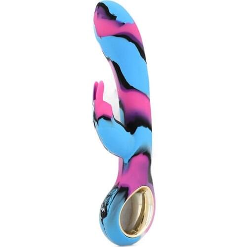 For Women Double Rod Wand Waterproof Dildo Vibrator Sex Toy Masturbation Rabbit Vibrator Utensils Adult Sex Product Vibrator