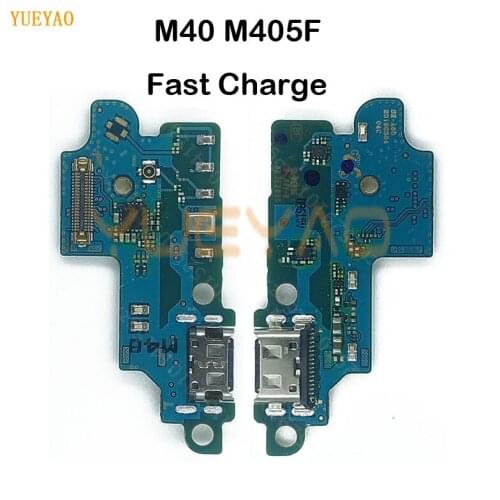 Charging Port For Samsung Galaxy M40 M405F Charge Board USB Plug PCB Dock Connector Flex Cable Replacement Spare Parts