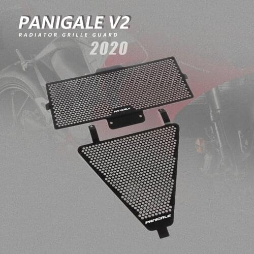 For DUCATI Panigale V2 2020 Motorcycle Accessories Stainless Steel Protective Cover Radiator Grille Guard Grill Protector