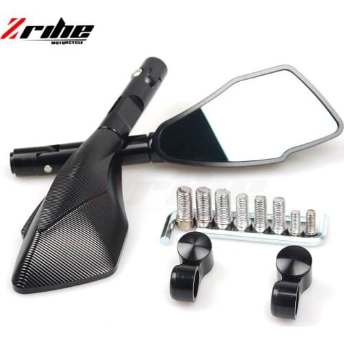 FOR 1Pair Universal Motorcycle Backup Rearview Mirrors accessories Rear View Mirror for Kawasaki z900 z800 z1000 z650 z700 z300