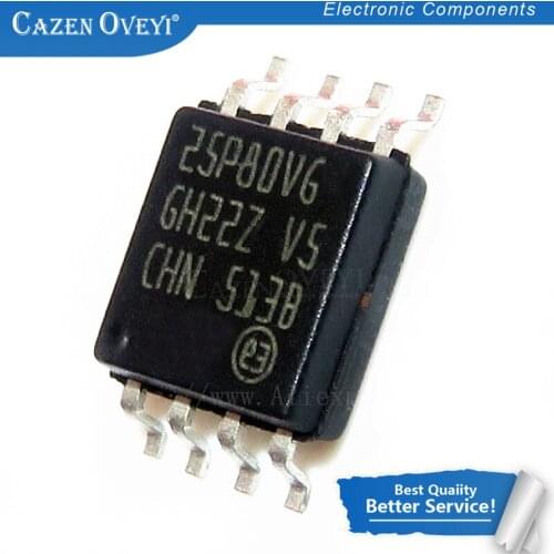 1pcs/lot M25P80-VMW6TG 25P80VAG SOP-8 25P80VG M25P80 Low Voltage, Serial Flash Memory With 40MHz SPI Bus Interface In Stock