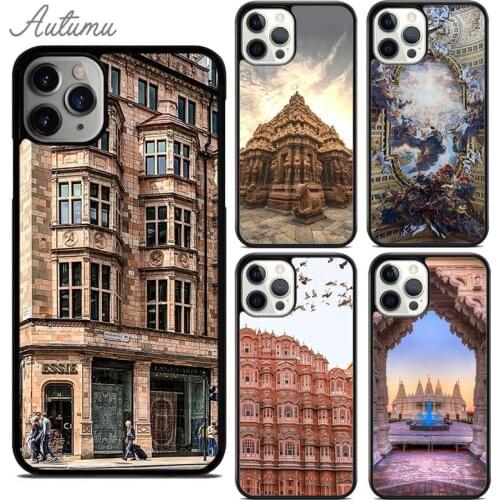 Famous Historical Building Phone Case for iPhone 11 12 Pro Max mini X XR XS SE 2020 5 6S 7 8 Plus Samsung Galaxy S8 S9 S10 Cover