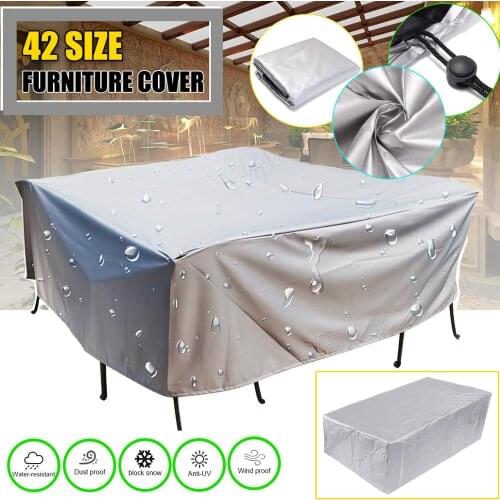 Waterproof Outdoor Patio Garden Furniture Covers Rain Snow Chair covers for Sofa Table Chair Dust Proof Cover