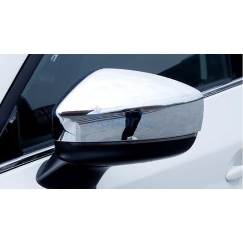 For Mazda CX-5 CX5 KF 2017 2018 2019 2020 Rearview Mirror Cover Side Wing Cap Shell Case Garnish Trims Chomre Car Accessories