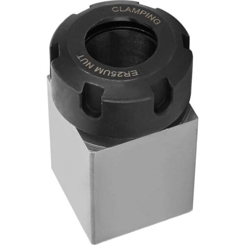 ER-25/32 Square/Hex Collet Chuck Block Holder 3900-5123 for CNC Lathe Engraving Machine Spring Collet Holder