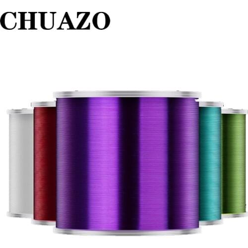 CHUAZO 500m Giant Fish Nylon Line 0.1mm-0.5mm Wear-resistant Surfboard Shock Absorption Sea Fishing Cone Fishing Line