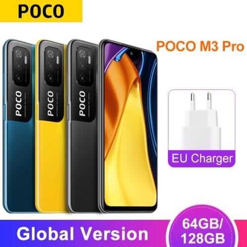 Global Version POCO M3 Pro 5G Mobile 64GB/128GB Dimensity 700 Octa Core 90Hz Display 5000mAh Battery 48MP Triple Camera NFC