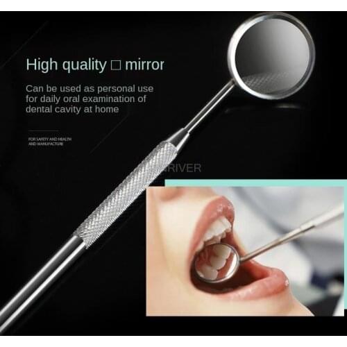 Stainless Steel Ear Wax Cleaning Tools Mirror Instruments Mouth For Checking Eyelash Extension Applying Eyelash ToolsTeeth Tooth