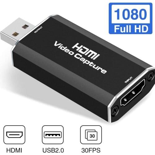 4K Video Capture Card for PS4 Game DVD Camcorder USB 3.0 2.0 HDMI Compatible Video Capture Camcorder Recording Live Broadcast