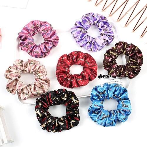 Korean Women Hearwear Girls Hair Tie Striped Lady Scrunchies Ponytail Hair Female Holder Rope Pineapple Print Hair Accessories