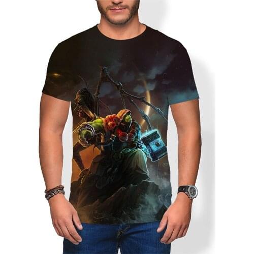 Garment Clothing World of Warcraft Mens clothing T-shirt Casual Women Tshirt Print Kids T shirt Tops Harajuku Boys Sweatshirts