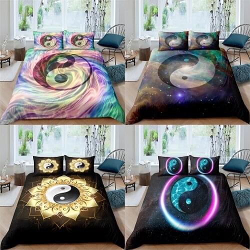 Science Retro Bedding Set 3D Starry Queen King Size Duvet Cover Sets Creative Comforter Cover 2/3pcs Quilt Covers Pillowcases