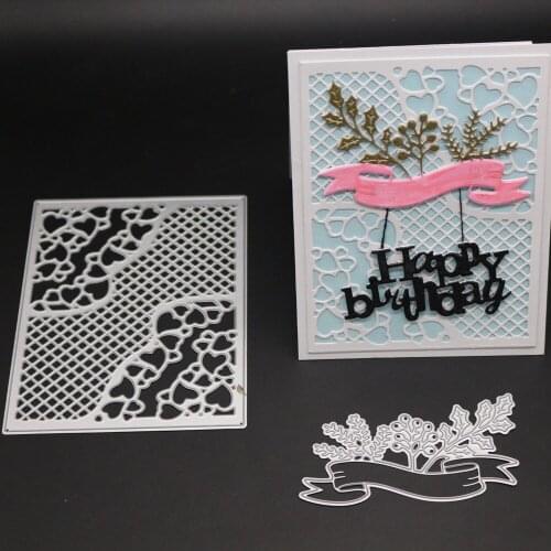 Heart Rectangle Frame Metal Cutting Dies Leaves Stencils DIY Scrapbooking Photo Album Decorative Embossing Crafts Template 2019