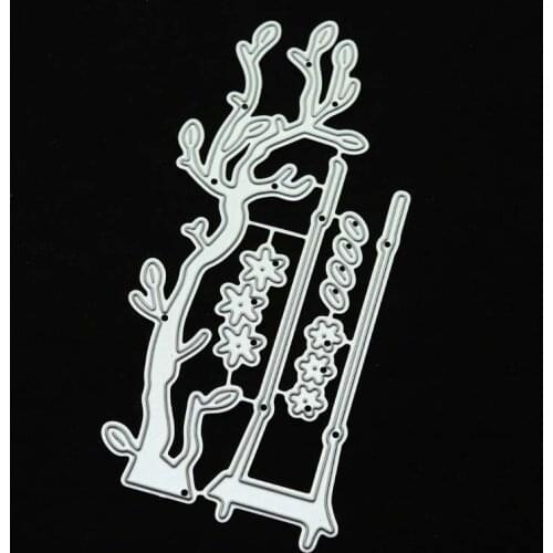Reunion Tree Branch Swing Metal Cutting Die Mould Pattern Scrapbook Die Embossing DIY Handicraft Paper Card Photo Album