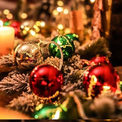 Christmas Dress Up Led Lights String Ball Lights Holiday Wedding Party Decoration Christmas Tree Hanging Lights Ball Ornaments