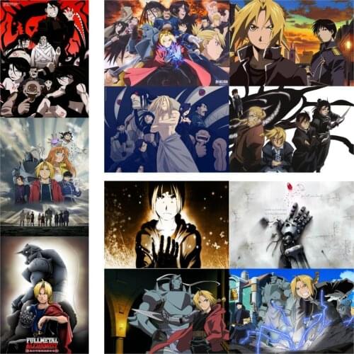 Fullmetal Alchemist Brotherhood Posters glossy paper vivid color home wall furniture decoration