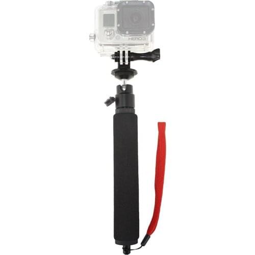 Universal Telescopic Handheld Pole Arm Monopod w/Tripod Mount Adapter for GoPro