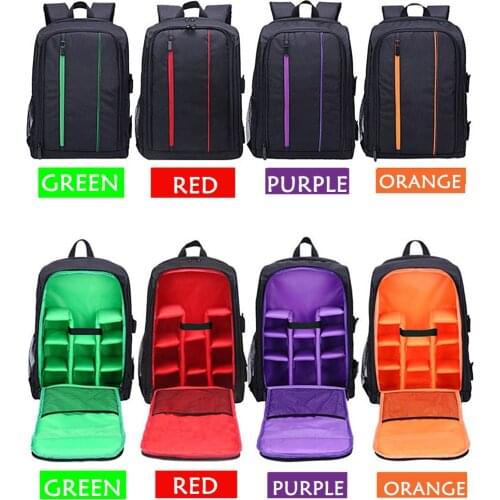 Waterproof Camera Bag Multifunctional Large Capacity DSLR Case Portable Travel Tripod Lens Pouch Video Bag For Canon Nikon Sony