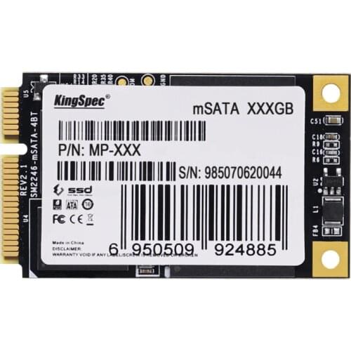 Kingspec mSATA ssd 1TB SATA III 6GB/S SATA II Hard Drive Solid State Disk For Samsung Signal PC For Intel Signal PC
