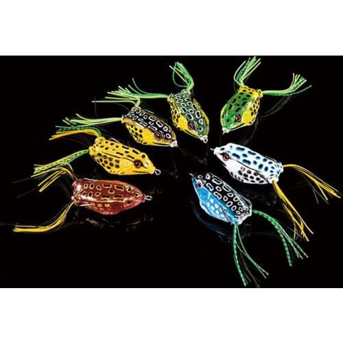1pcs Frog Lure Crankbait Tackle Crank Bait Fishing Lures Freshwater Saltwater Soft Bionic Bait