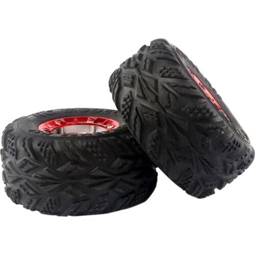 2 pcs 100mm Speed Car Tire Wheel Wheels Auto Upgrade Parts for 1/12 RC car Wltoys 12428 FY-03