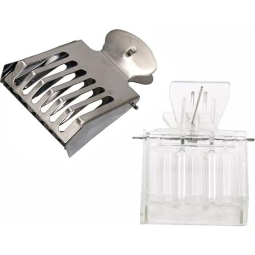 2 Pcs Plastic Stainless Steel Bees Catching Clips Bee Queen Isolation Transporting Tool Beekeeping Beekeeper Supplies