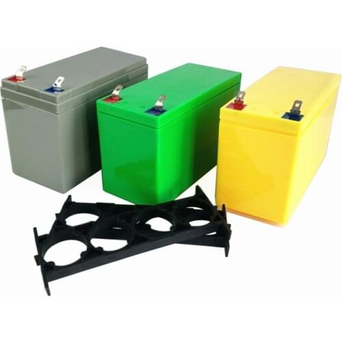 32650 Battery box lithium iron phosphate/Lifipo4 battery box 3.2V6.4V power bracket 9.4V12.8V moped ABS fixed box