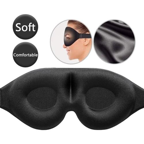 3D Sleep Mask Natural Sleeping Eye Mask Eyeshade Cover Shade Eye Patch Women Men Soft Portable Blindfold Travel Eyepatch