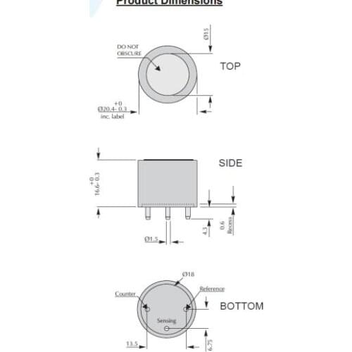 4ETO Ethylene Oxide Sensor