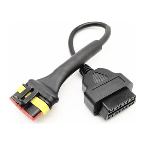 BNL-Benelli 6 pin connector OBD II K-Line/L-Line diagnostic harness electronic cable of BNL motorcycle