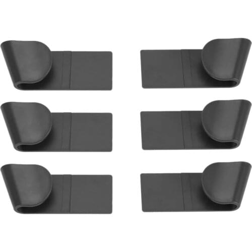 6Pcs Pot Rack Kitchen Storage Kitchenware Rack Spoon Rack Free Hole Wall Hanging Portable Cooking Storage Kitchen Tool