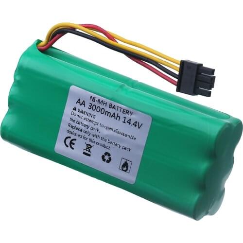 14.4V 3000MAH Ni-MH Battery for Ecovacs Deebot Deepoo X600 ZN605 ZN606 ZN609 Redmond Vacuum Cleaner RobotAA rechargeable Battery