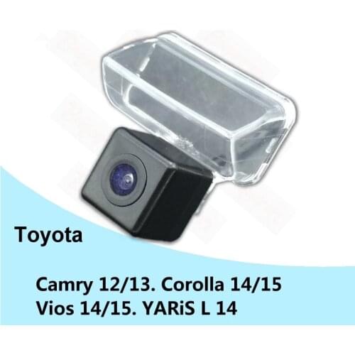 For Toyota Camry 12/13 Corolla Vios YARiS L 14/15 Car Waterproof Night HD CCD Vision reverse Rear View Reversing Backup Camera