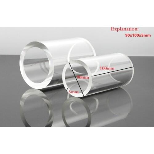 Borosilicate Glass Column,Borosilicate Vision,OD100--180mm, Height 100mm,Thickness 4---10mm(Error ±1mm),Borosilicate Sight Glass