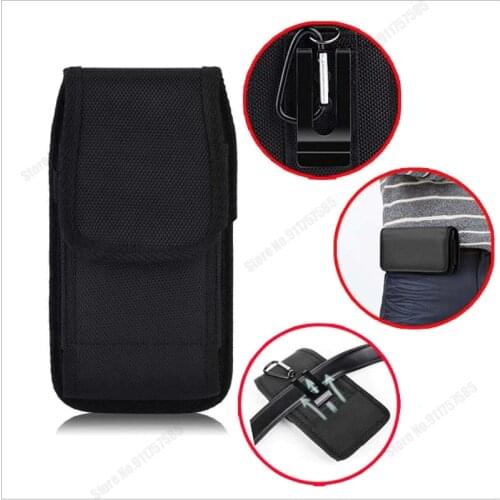 For Redmi Note 9 Pro 5G Belt Clip Waist Phone Bag Holster Cover For Redmi Note 9T 8T 8 7 6 5 Pro Oxford Cloth Phone Case Pouch