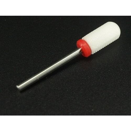 Smooth Round M nail art salon Ceramic nail drill bit mill Cutter file for nail art electric drill manicure machine Accessories