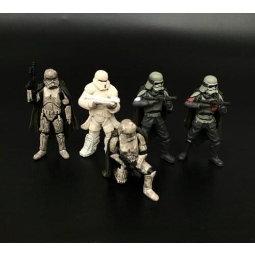 Animation Star Wars Toy Figures Imperial Stormtrooper PVC Model Toys Collection Ornaments