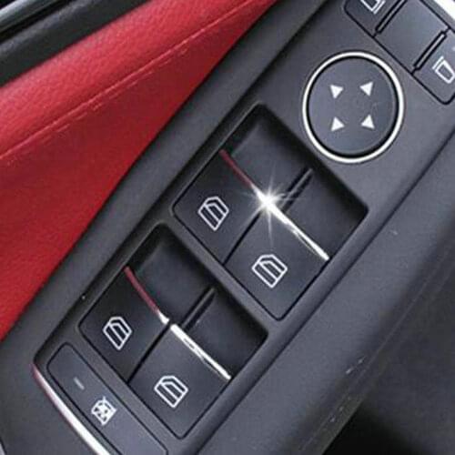SBTMY For INFINITI QX30 car accessories Car styling ABS 7PCS/SET Car window lift buttons decorate sequins
